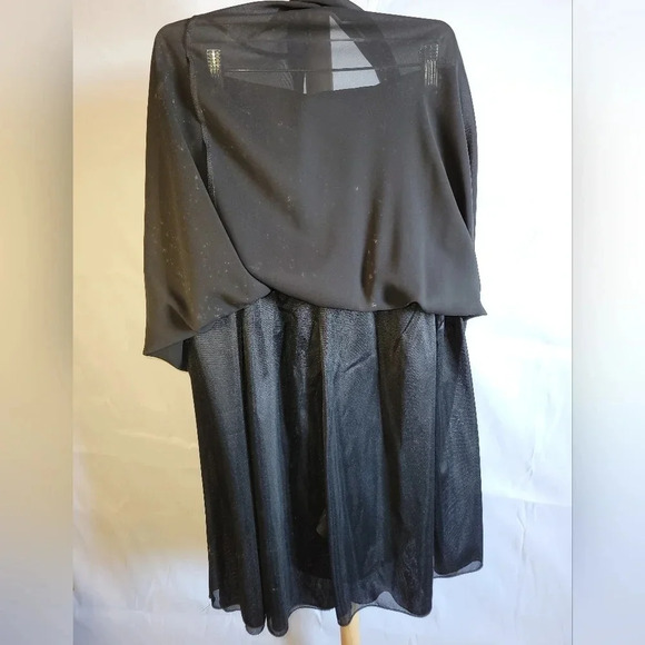 Vintage Braemar Jeremy Skott Black Skirt Side Zipper size 13/14 - Picture 5 of 6